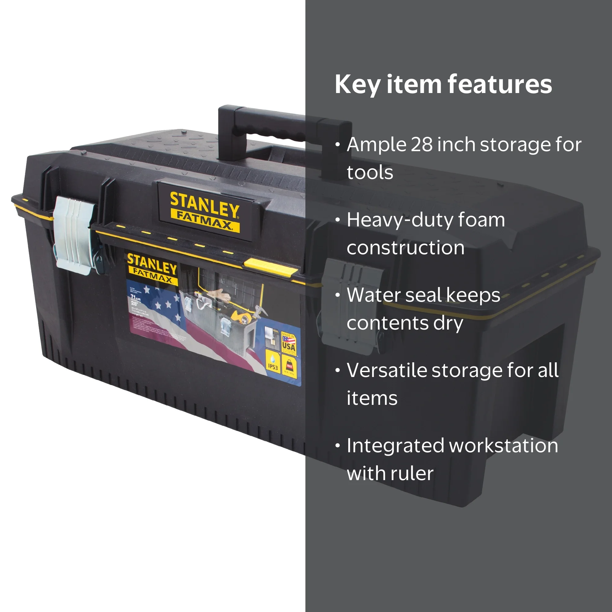 STANLEY, Storage Toolbox, 028001L, 28