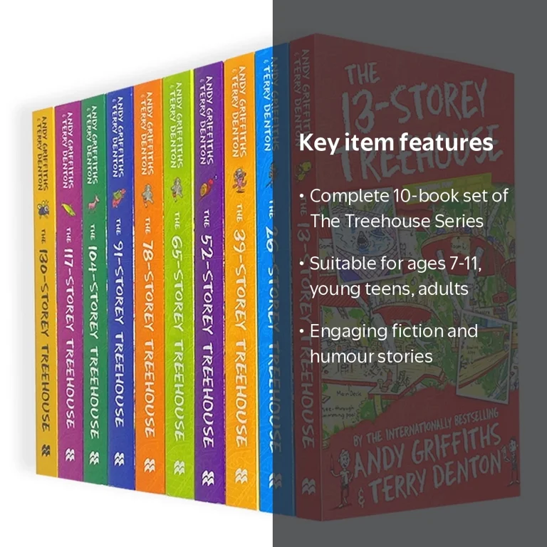 Andy Griffiths' Treehouse Story Series: 10 Book Collection Set
