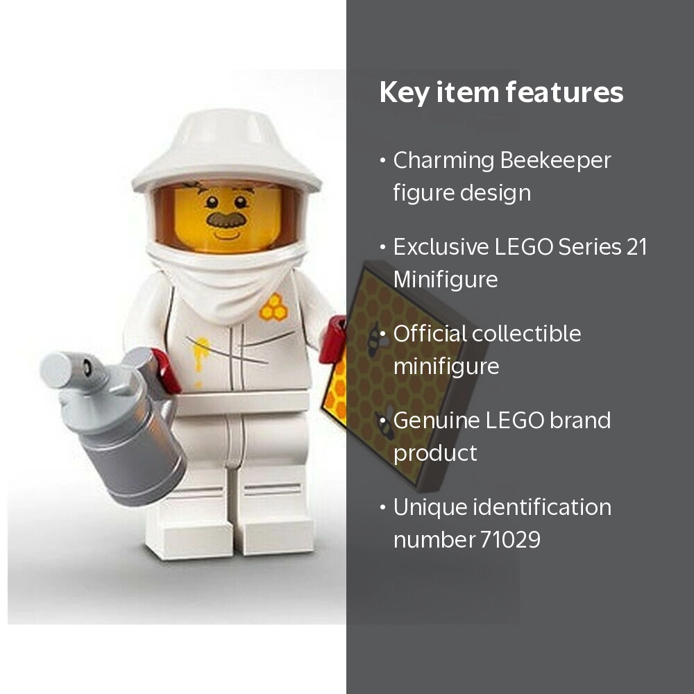 LEGO Series 21 Collectible Minifigures 71029 - Beekeeper - Walmart.com