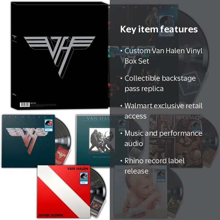 Van Halen - Custom Vinyl Box Set (Walmart Exclusive) - Music