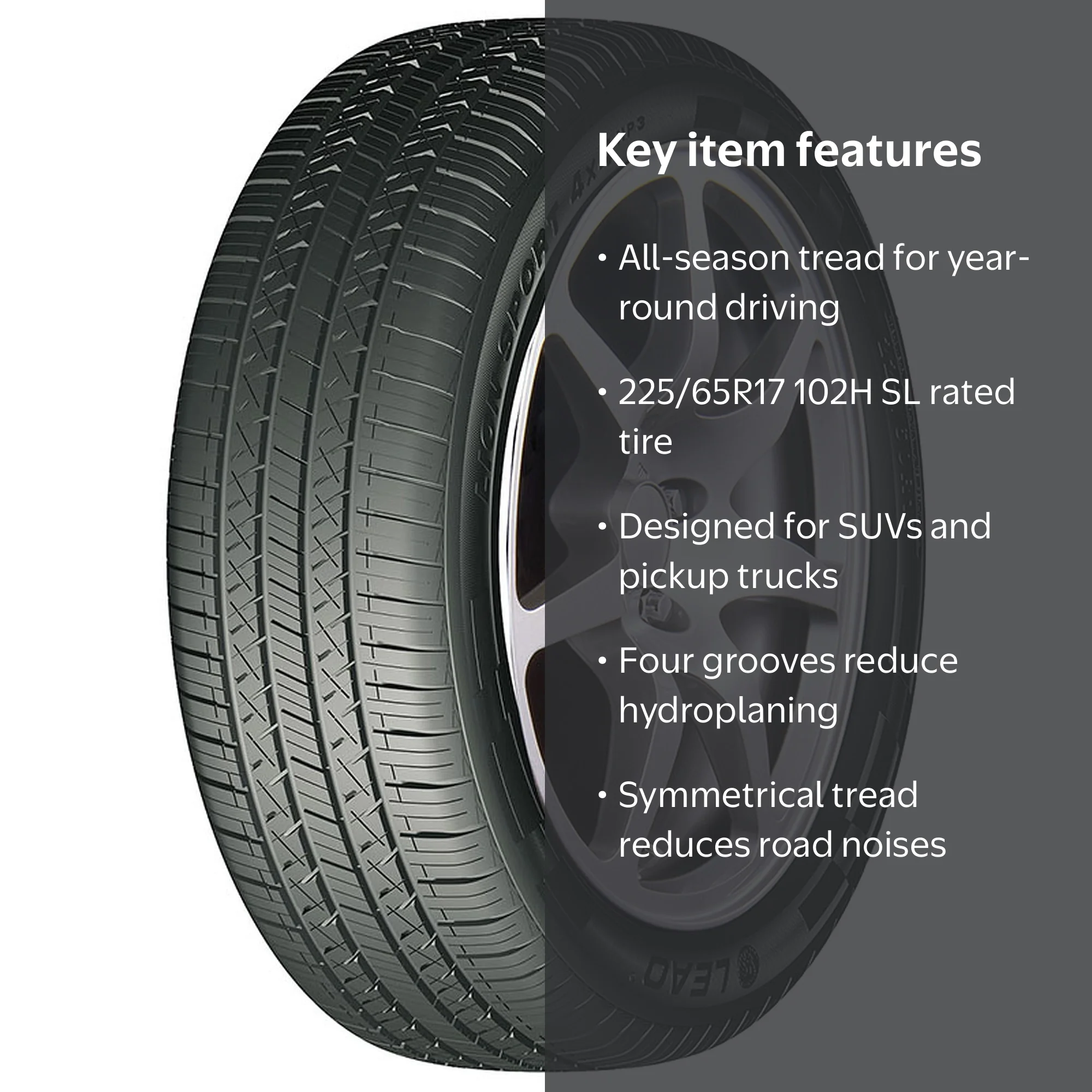 Leao Lion Sport 4x4 HP3 All Season 225/65R17 102H Passenger Tire