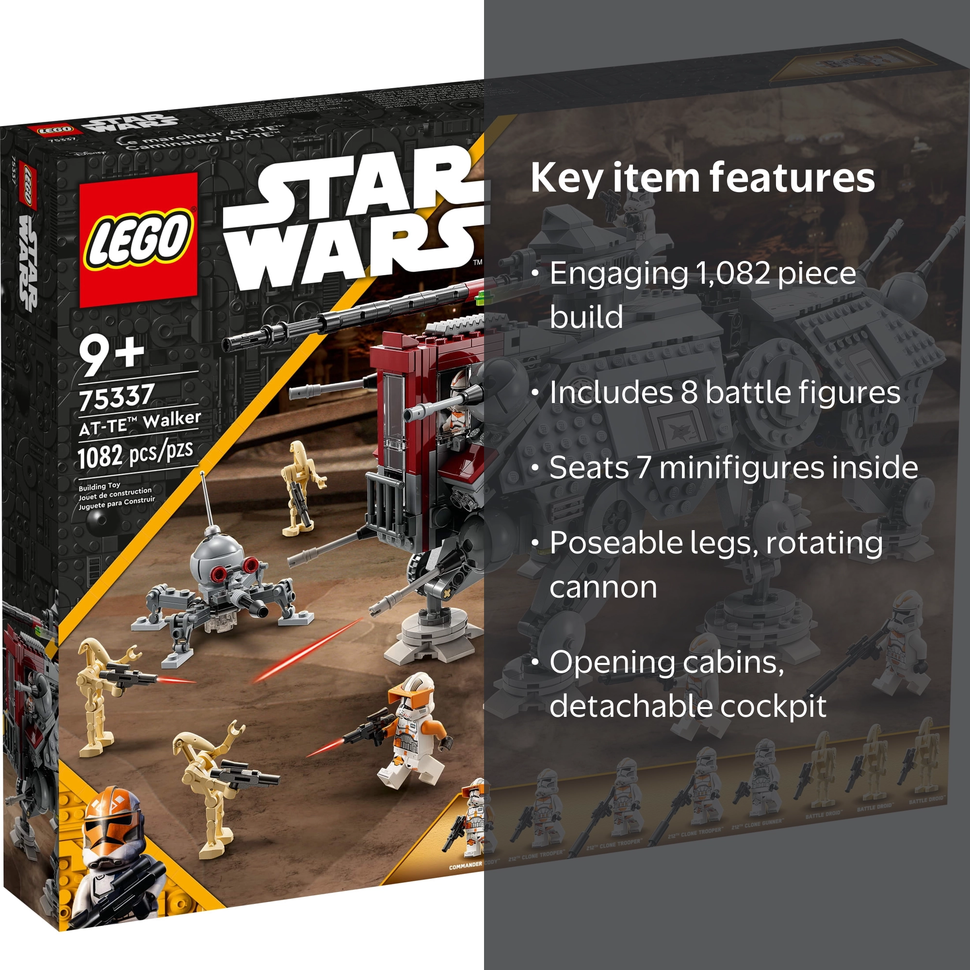 LEGO, Star Wars AT-TE Walker 75337, Revenge of the Sith Set