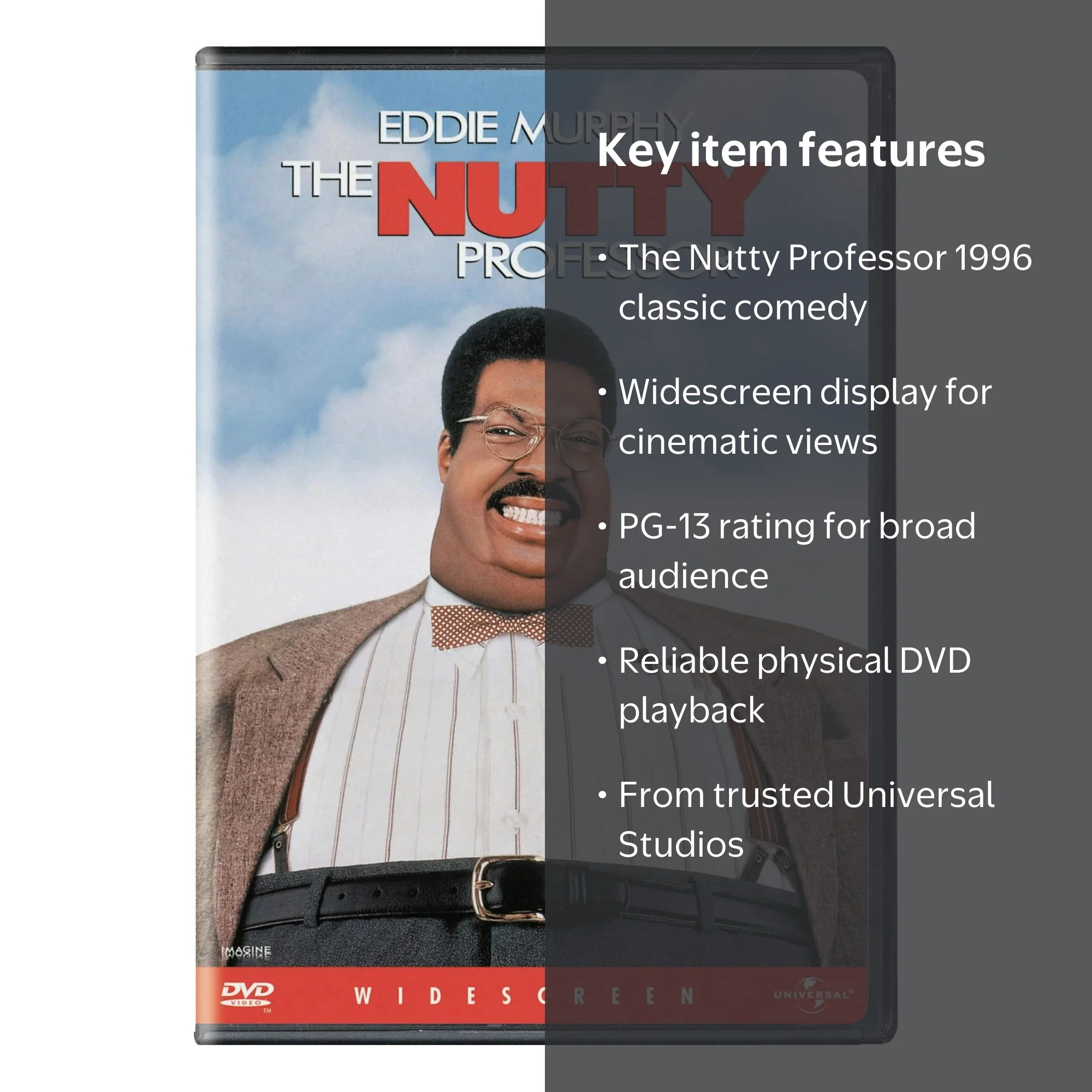 Universal Studios - The Nutty Professor (1996), PG-13 Comedy DVD