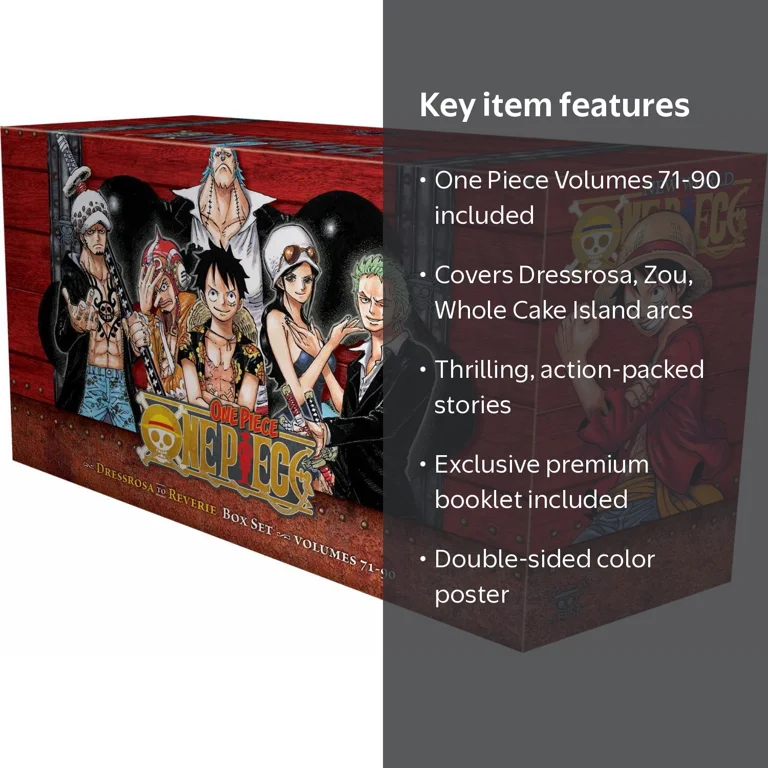 Eiichiro Oda, One Piece Box Set, Volume 71-90, Premium booklet
