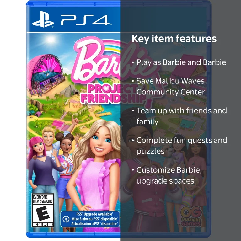 barbiebeeba [プロ必読]④ Barbie Project Friendship, PlayStation 4 - Walmart.com