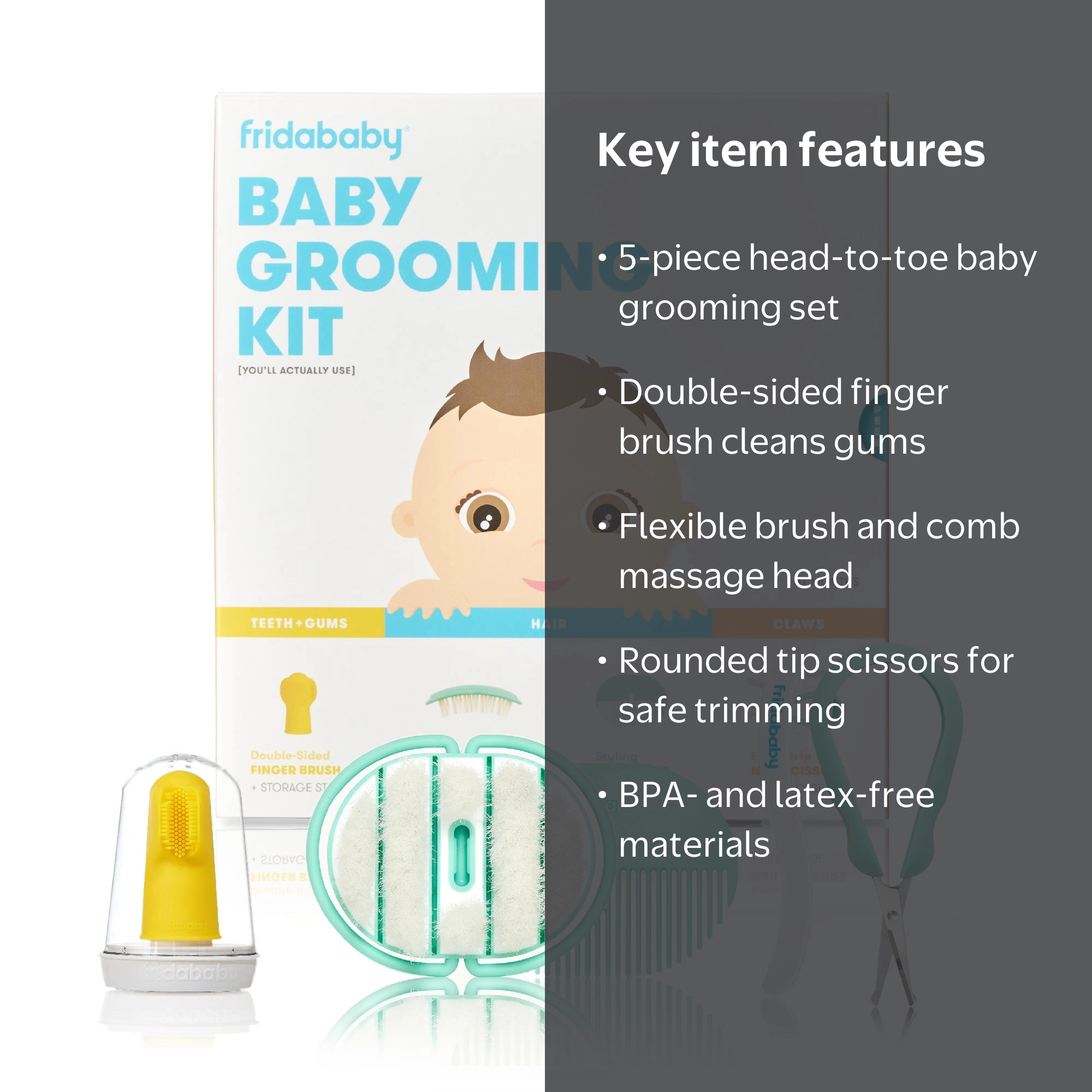 Frida Baby Grooming Kit - 5 items - Walmart.com