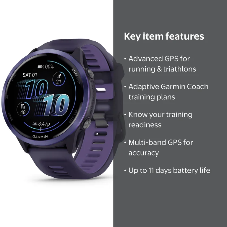 Garmin Forerunner 570, 47mm, Advanced GPS Running and Triathlon