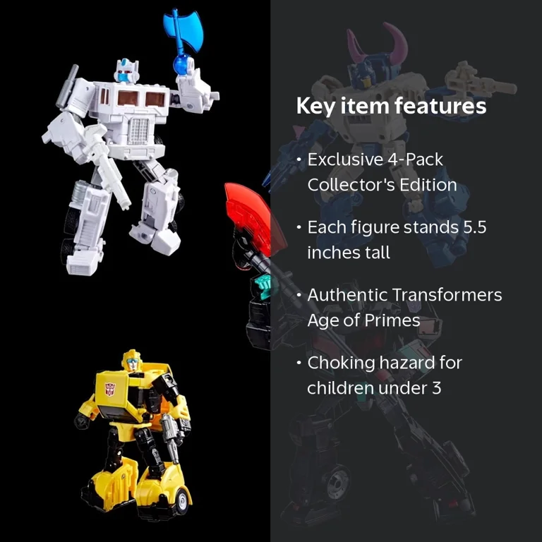 Transformers Age of the Primes Ultra Magnus & Autobot Bumper VS