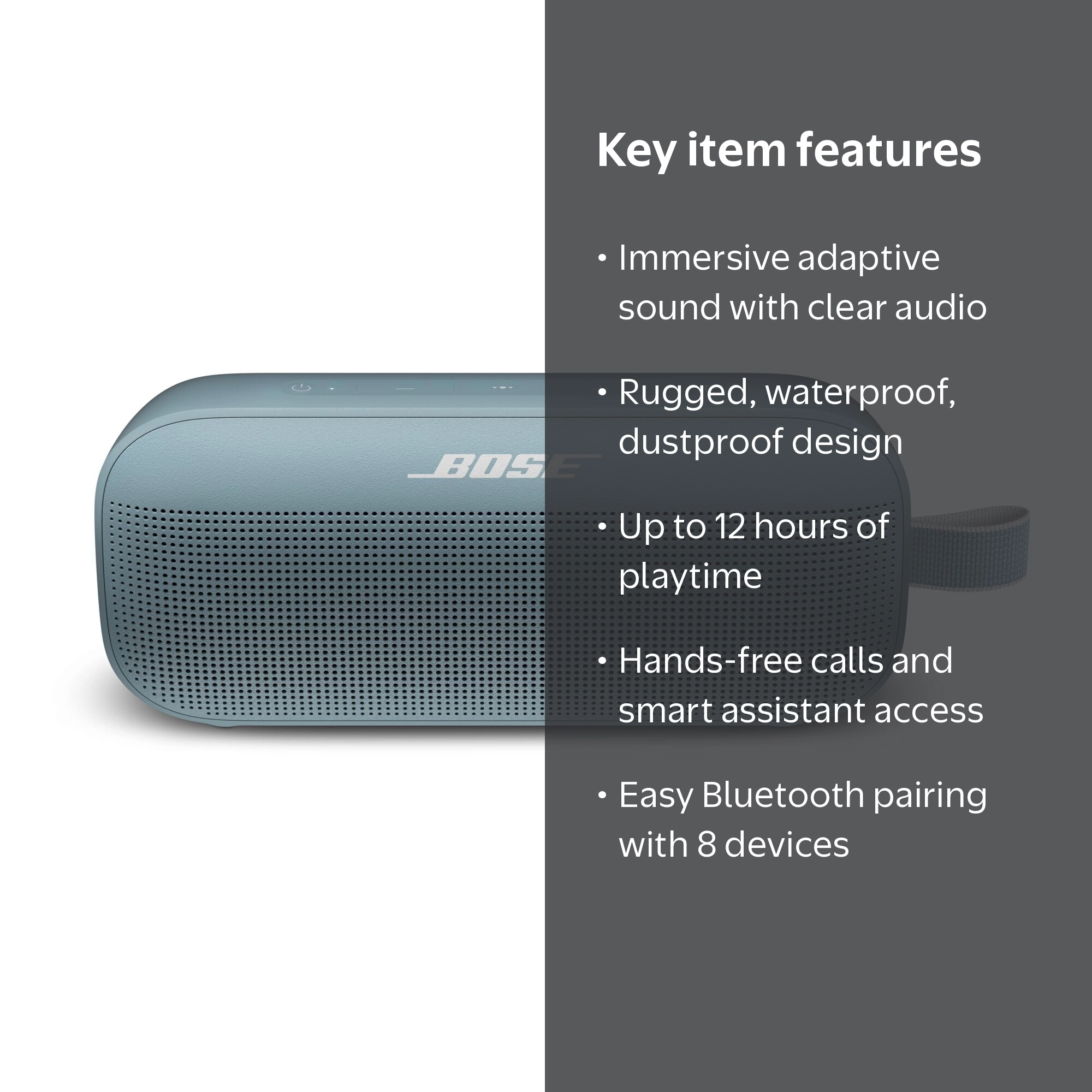 Bose SoundLink Flex Wireless Waterproof Speaker, Portable