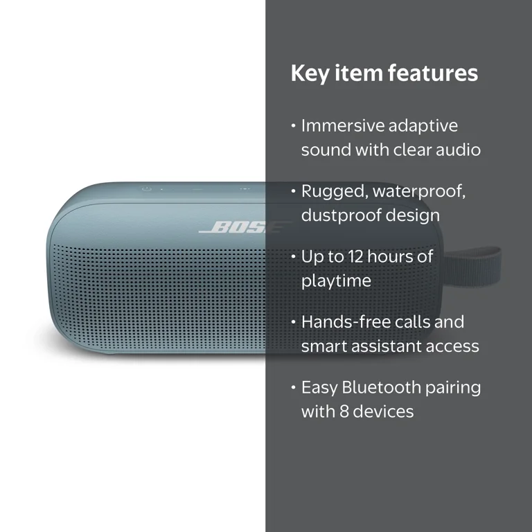 Bose SoundLink Flex Wireless Waterproof Speaker, Portable