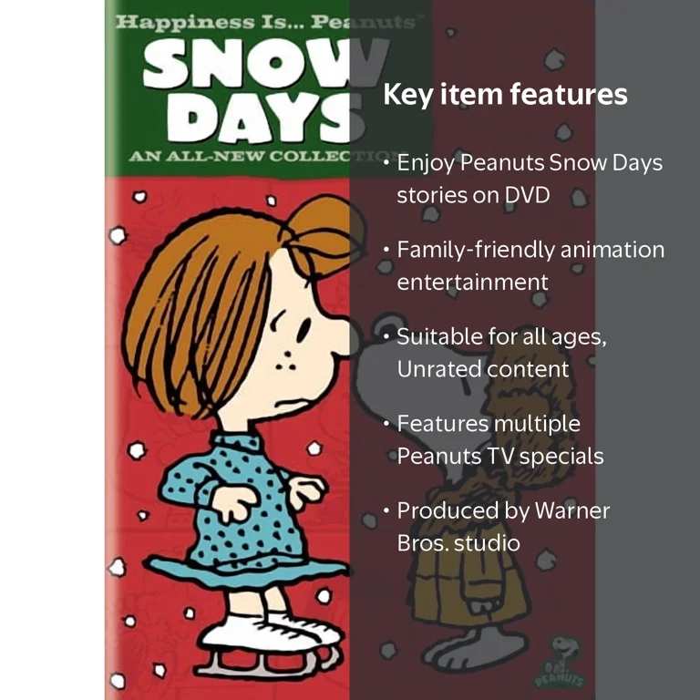 Happiness IsPeanuts: Snow Days DVD, Family, Animation, Warner