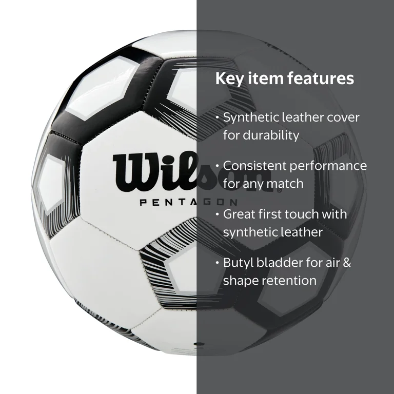 Wilson 公式フットボール サイズ4 Wilson Pentagon Soccer Ball - Size 4 - Walmart.com