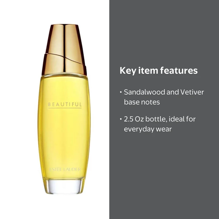 Estée Lauder Beautiful Eau de Parfum 2.5 Oz for Women - Walmart.com
