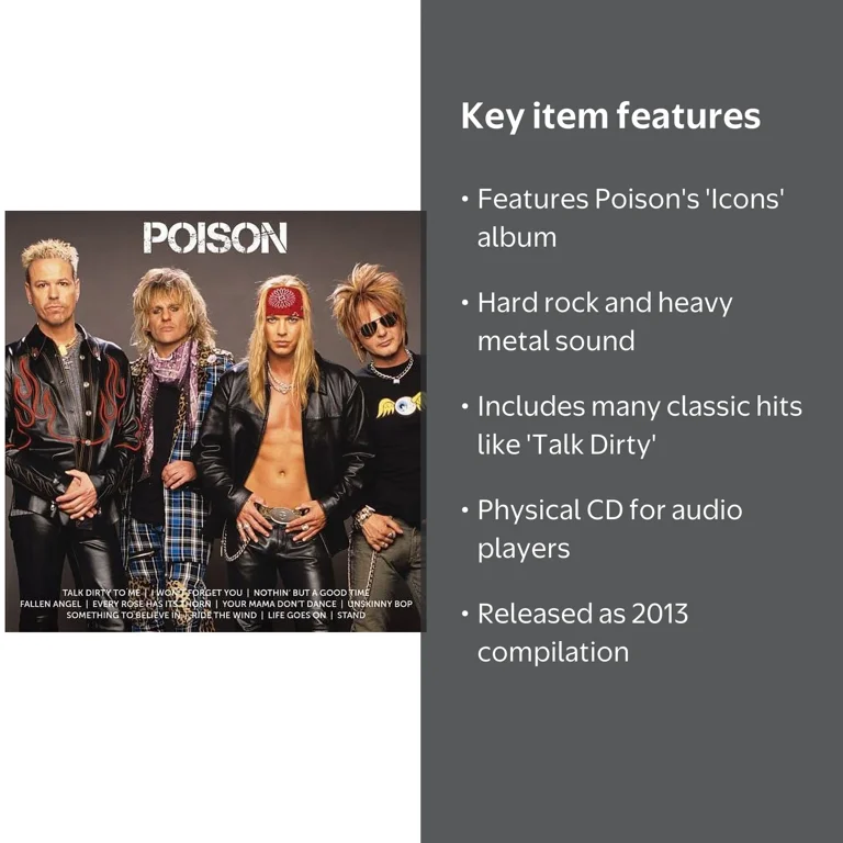 Poison - POISON: ICON - Music & Performance - CD - Walmart.com
