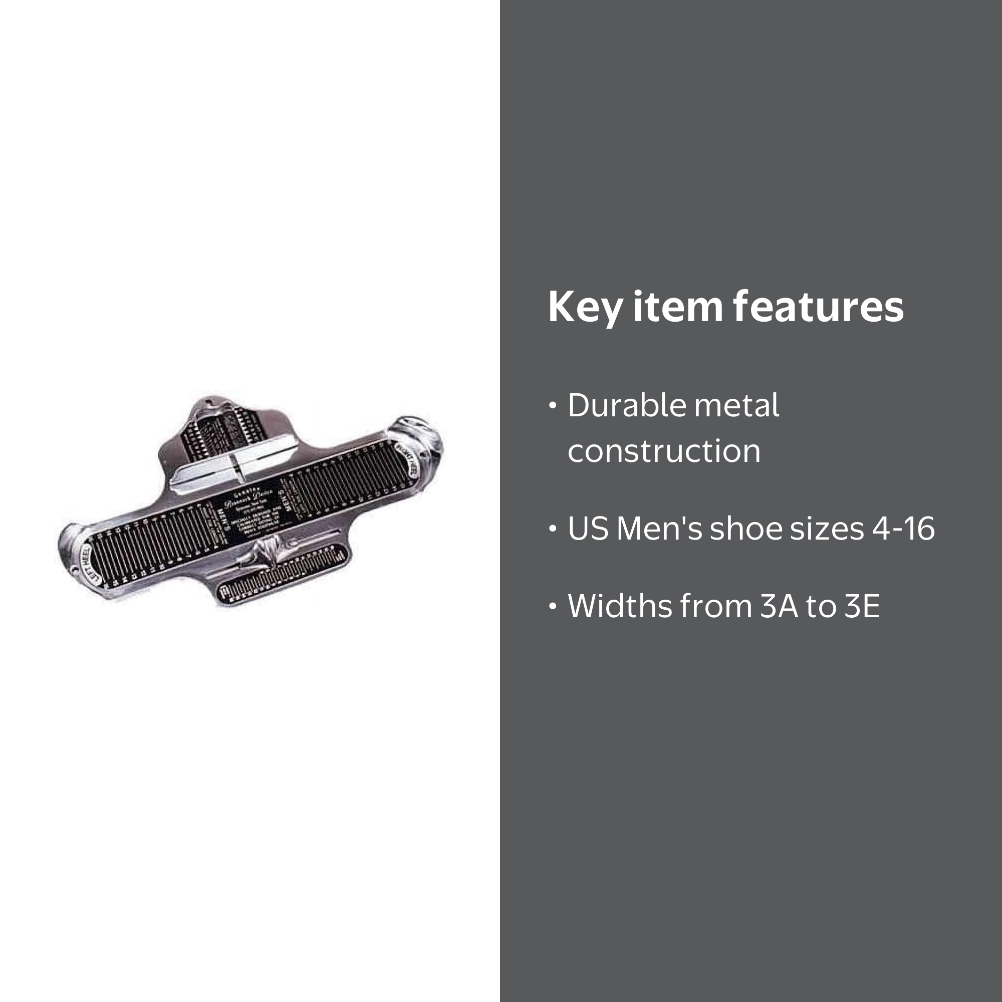 【美品】 brannock Device サイズ 計測 Brannock Men's Foot Measuring Device - Walmart.com