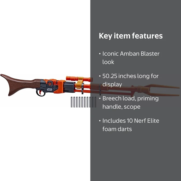 Nerf Star Wars Amban Phase-Pulse Blaster, 50