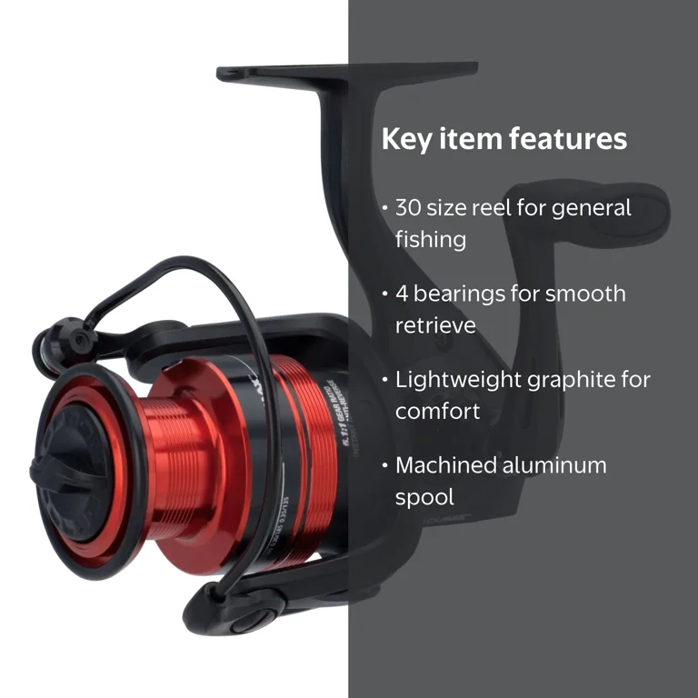 abu garcia black max spinning reel walmart Baitcast Combo Abu Garcia Black Max Spinning