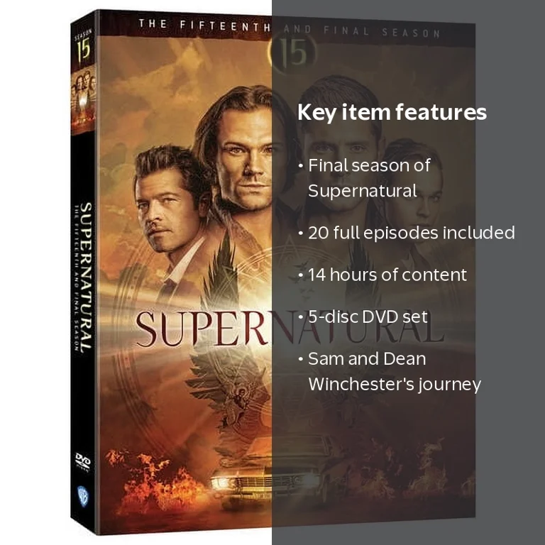 SDS, Supernatural The Complete Fifteenth Season DVD, Final Season