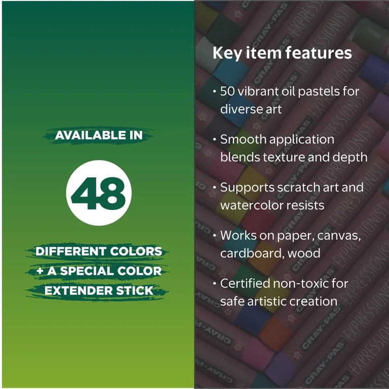 Sakura Cray-Pas Expressionist Extra Fine Oil Pastels, Assorted