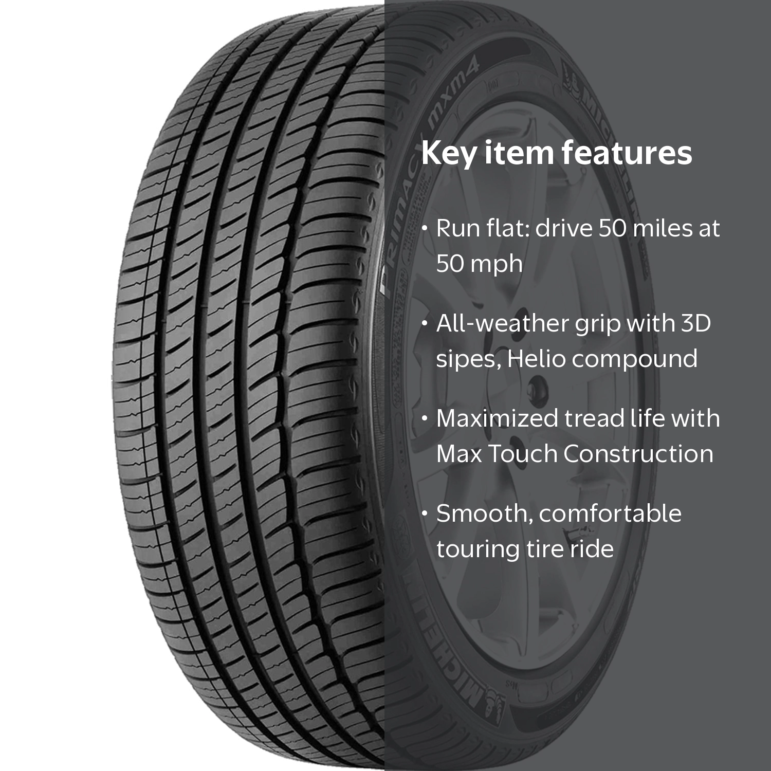 Michelin Primacy MXM4 ZP 245/45R19 102V XL A/S All Season Car Tyre