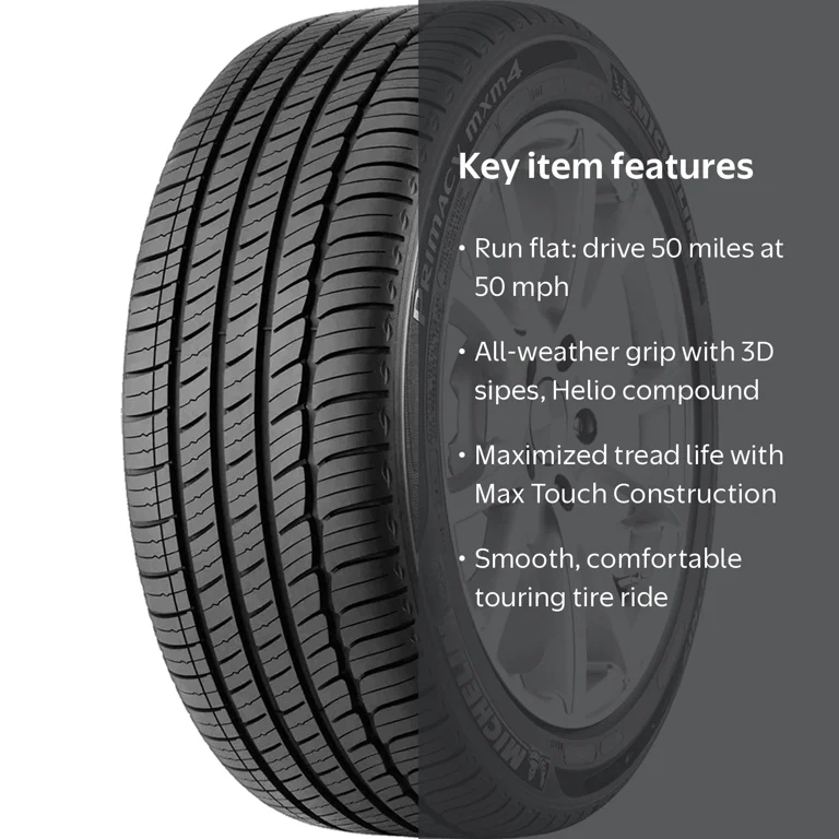 Michelin Primacy MXM4 ZP 245/45R19 102V XL A/S All Season Car Tyre Michelin Primacy MXM4 ZP 245/45R19 102V XL A/S All Season Car Tyre