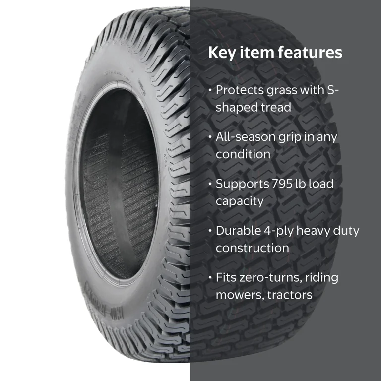 Hi-Run SU05 18X8.50-10 4PR Heavy Duty Tubeless Lawn and Garden