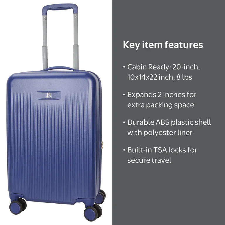 Beautiful 20-inch Carry-On Expandable Hardside Upright Luggage by