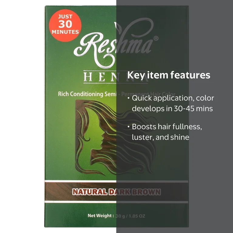 Reshma 30 Minute Henna – Natural Dark Brown - Walmart.com