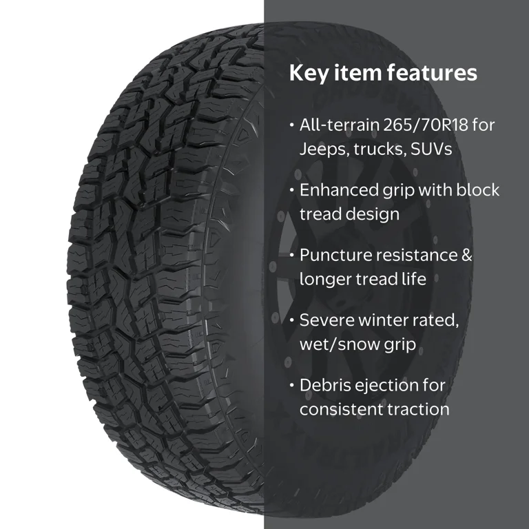Crosswind Trail Traxx All Terrain 265/70R18 116T Light Truck Tire