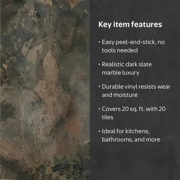 Achim Nexus Peel and Stick Self Adhesive Vinyl Floor Tile - 20