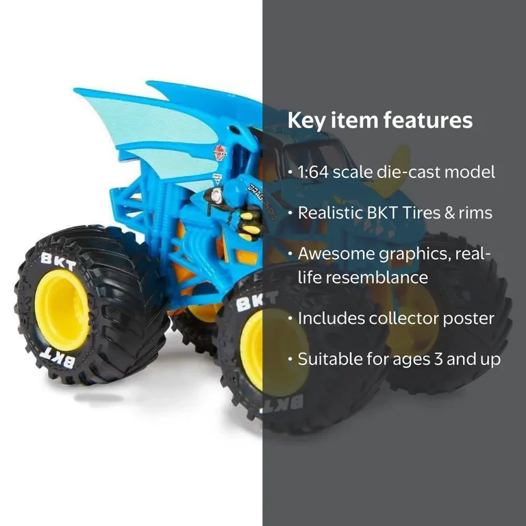 Monster Jam 2023 Spin Master 1:64 Diecast Truck Series 28 Arena