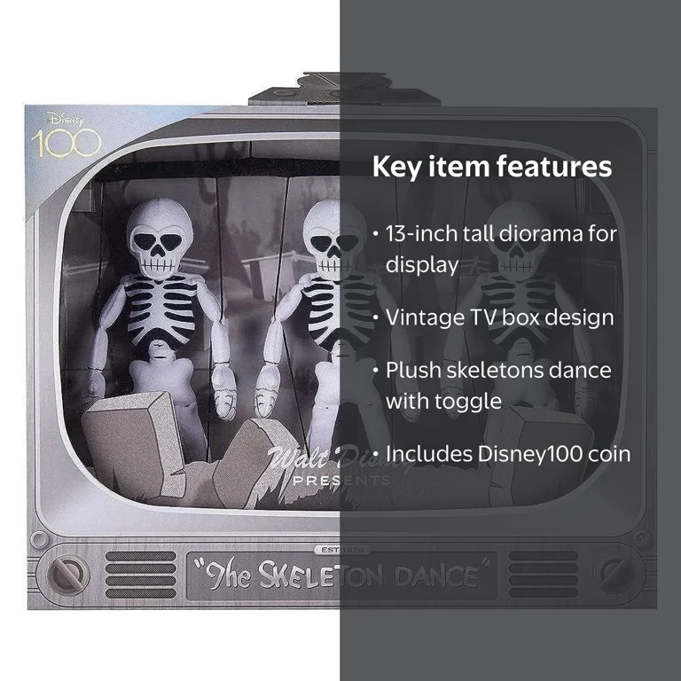 Walt Disney Presents Silly Symphony Skeleton Dance Plush - Walmart.com