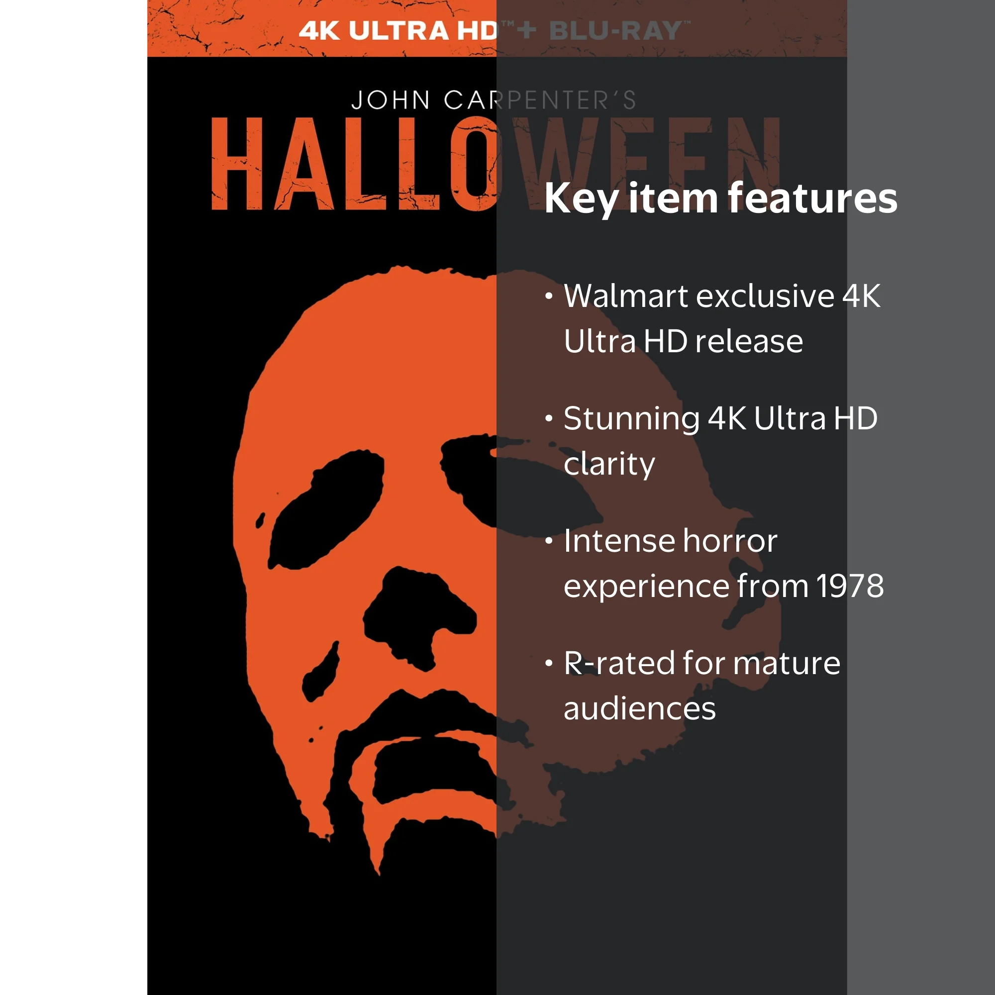 Halloween (1978) (Walmart Exclusive) (4K Ultra HD), Horror