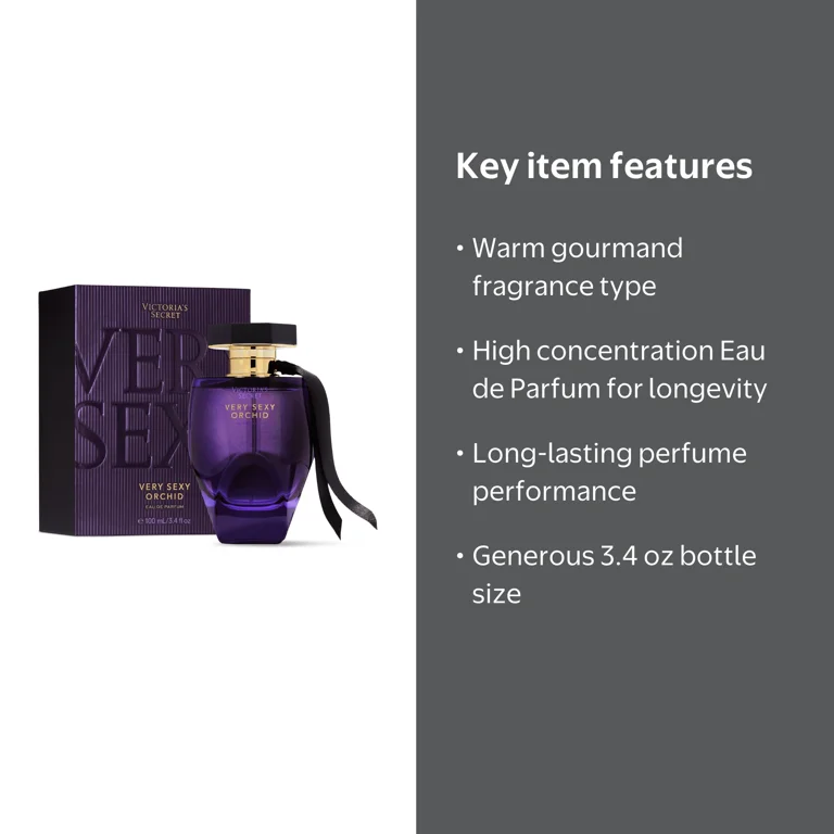 Victoria's Secret Very Sexy Orchid Eau de Parfum, 3.4 oz, Notes of