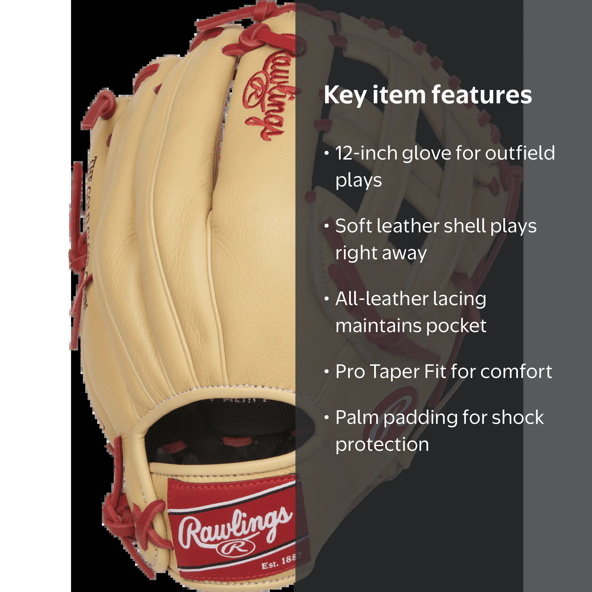 値段交渉受け付けますRawlings Harper 軟式グローブ Rawlings Select Pro Lite 12-inch Youth Glove, Bryce Harper, Right