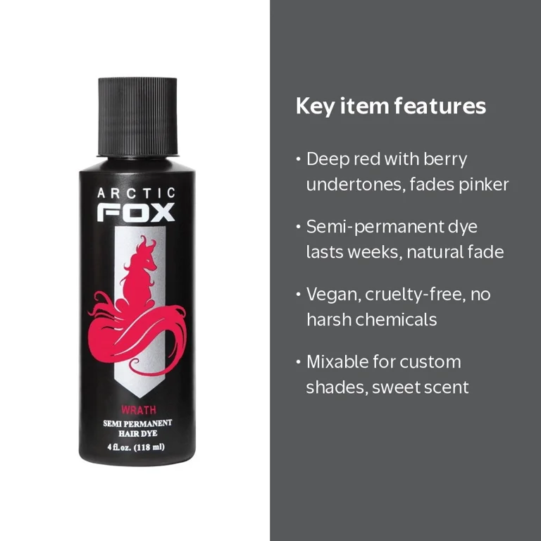 Arctic Fox Vegan and Cruelty-Free Semi-Permanent Hair Color Dye (4