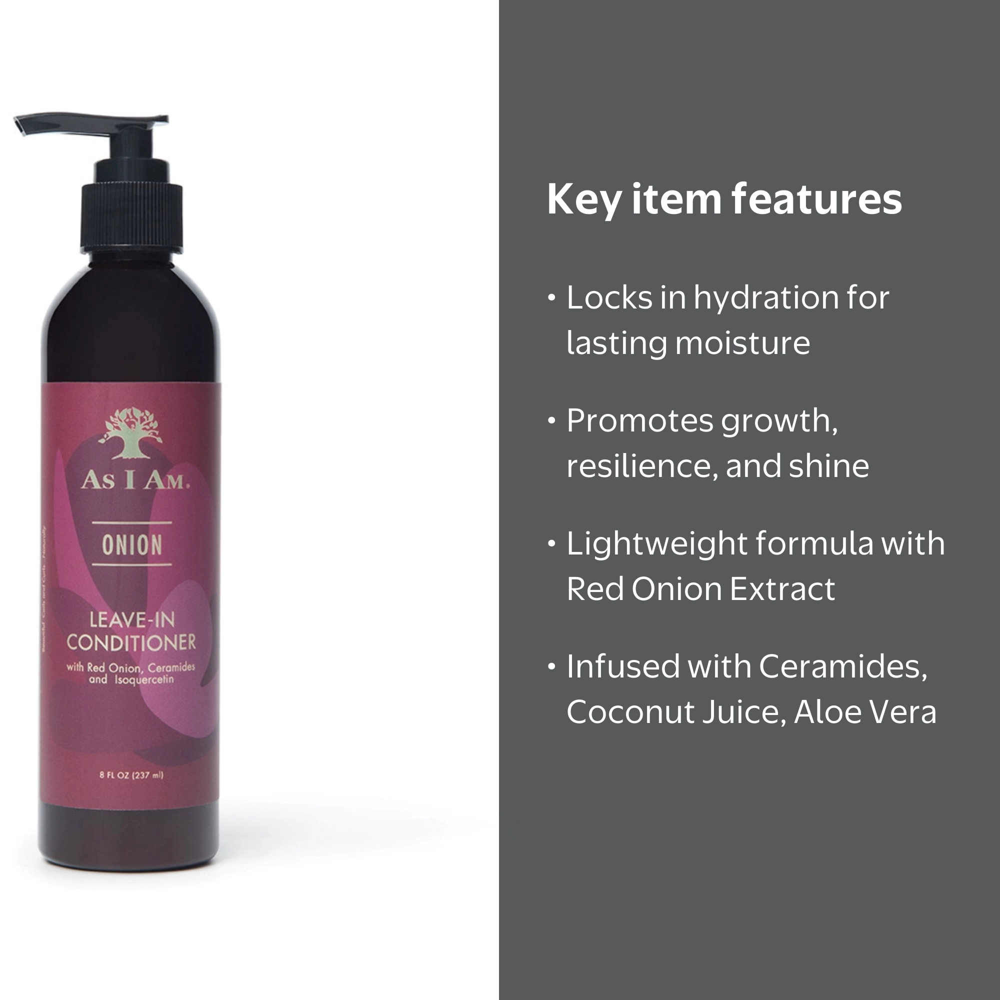AS I AM Onion Leave-in 8 fl oz - Walmart.com