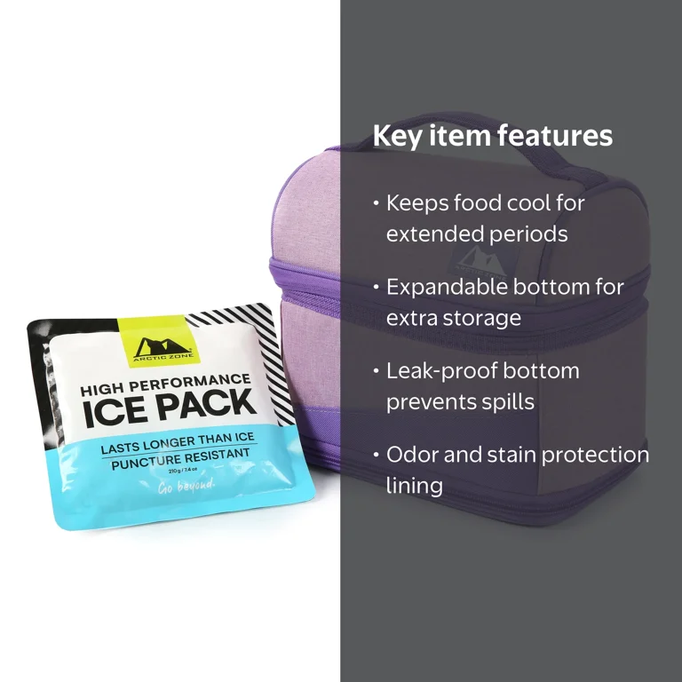 Arctic Zone Insulated Expandable Lunch Box with High Performance