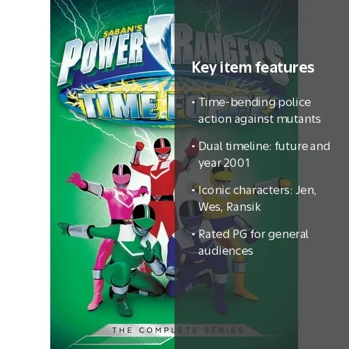 Power Rangers: Time Force: The Complete Series DVD - Walmart.com