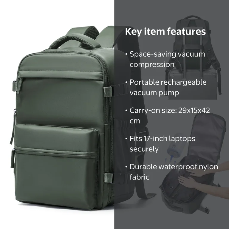 airback travel backpack Amazon.com: VGOCO Vacuum Vacpack Seal Packing Backpack with Pump Storage Vacuum Compression Seal Bags Carrry on Flight Approved Personal Item Compression Laptop Work Back Pack Pink : Industrial & a true game AirVault Airback Vacuum Seal Compression