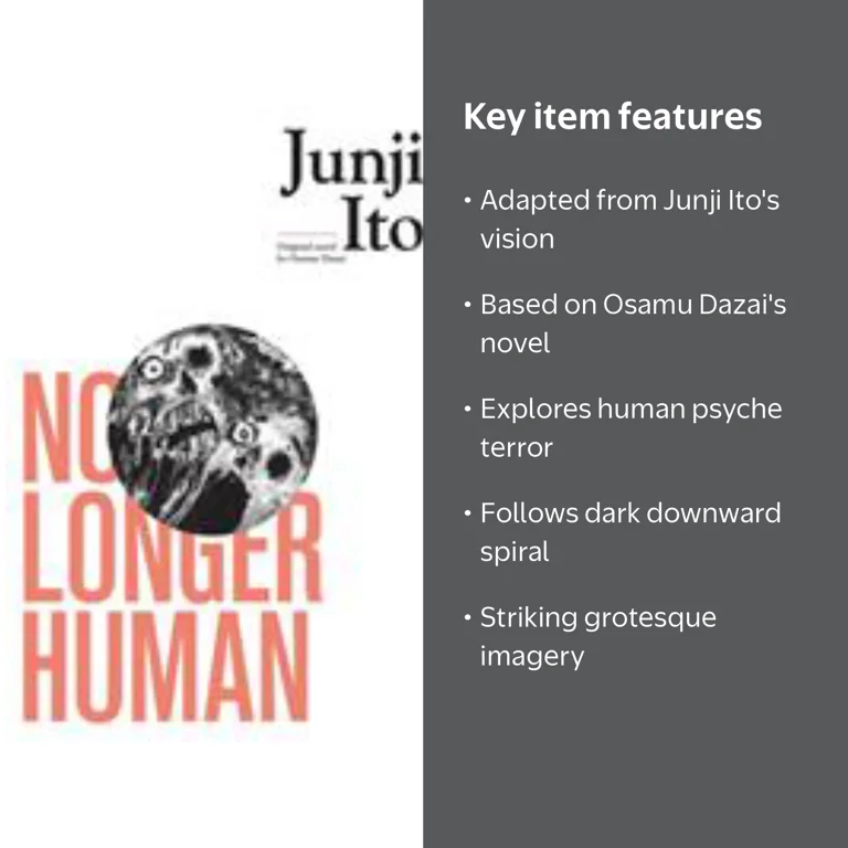 Junji Ito's No Longer Human Manga Book, Hardcover Edition