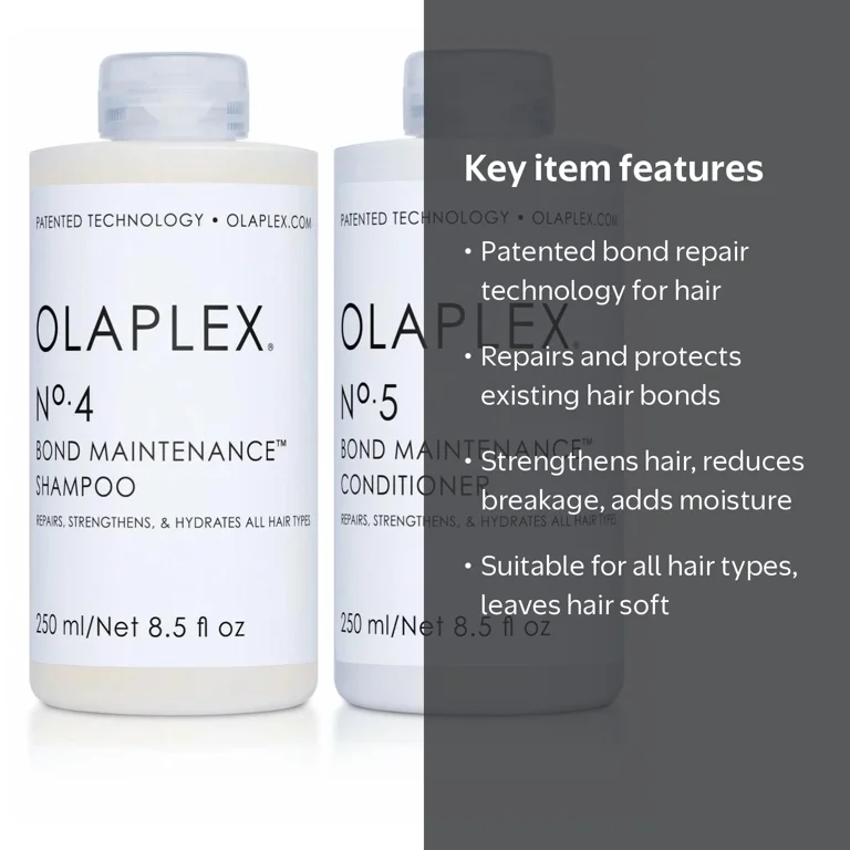 Olaplex No.4 & No.5 Bond Maintenance Shampoo and Conditioner Set