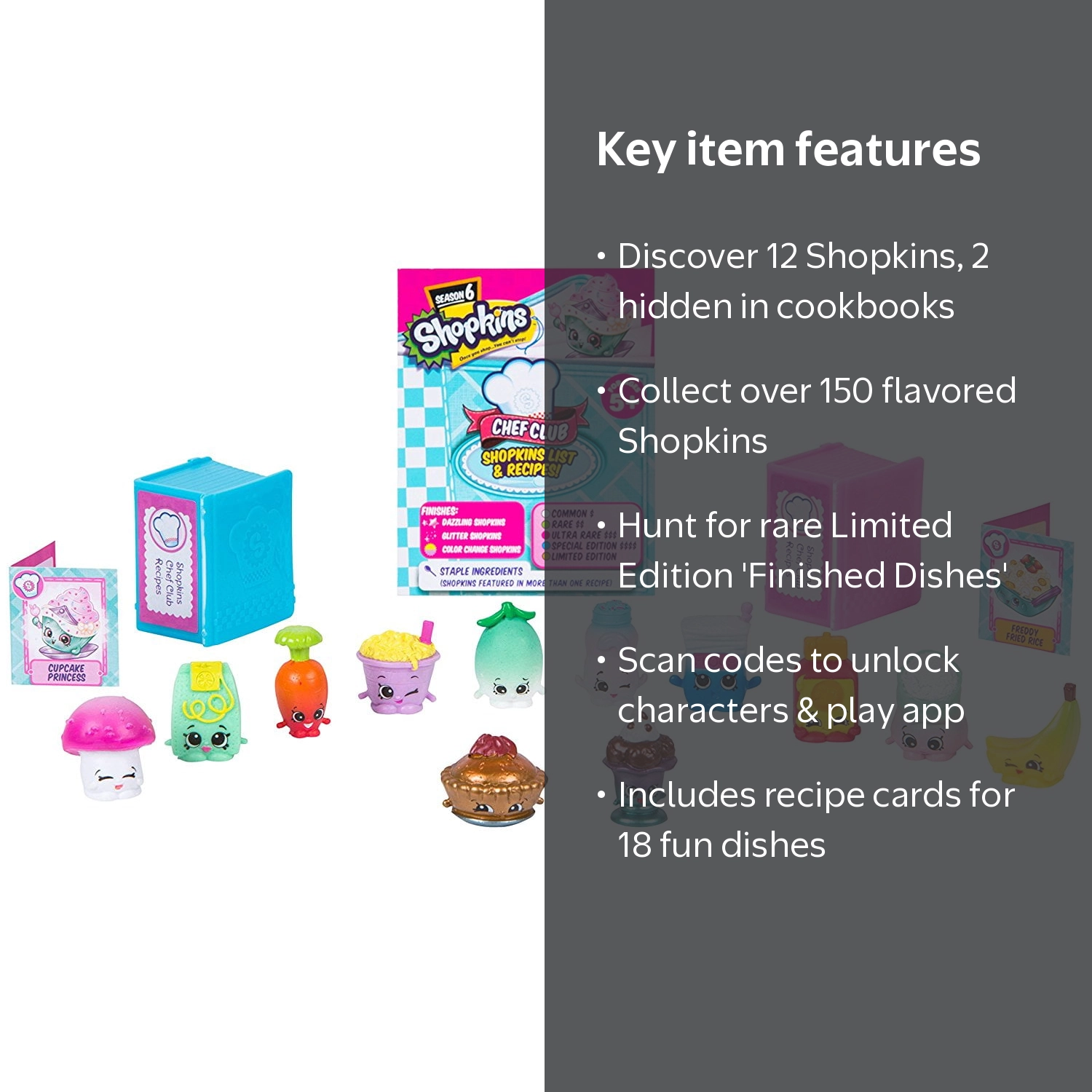 Shopkins Chef Club Playset, 12 Pack Food Toys Season 6 - Walmart.com