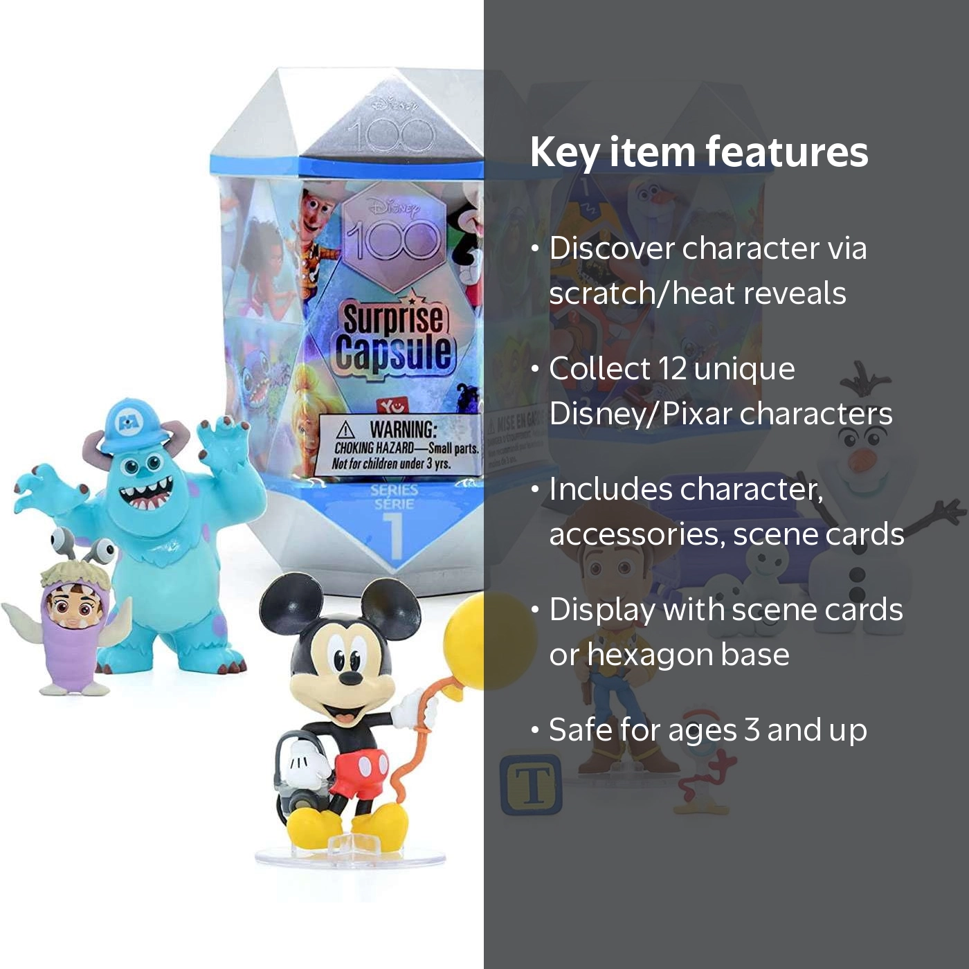 YuMe Disney 100 Surprise Mystery Capsules: Cute Mini Character