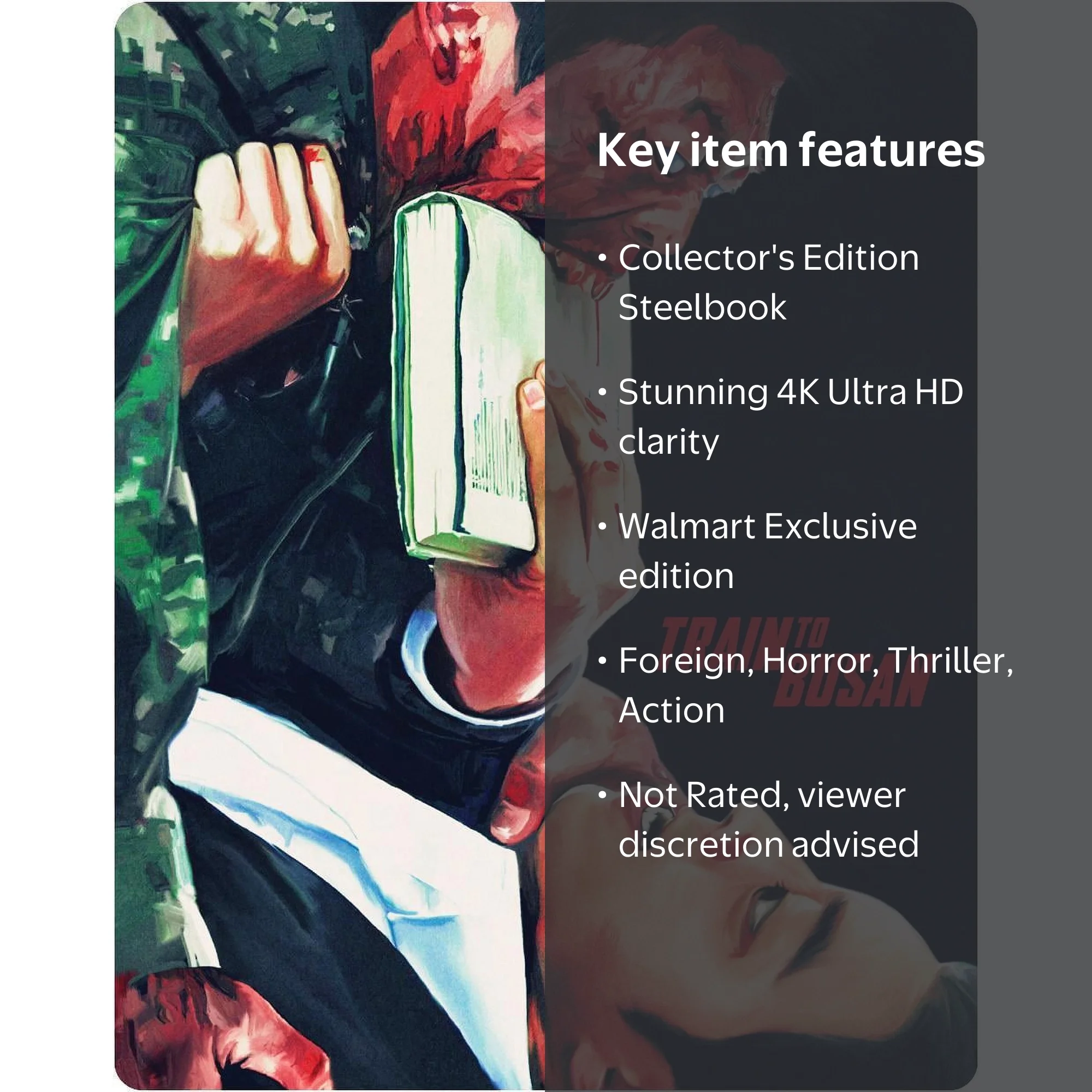 Train to Busan (Walmart Exclusive) (Limited Edition Steelbook) (4K