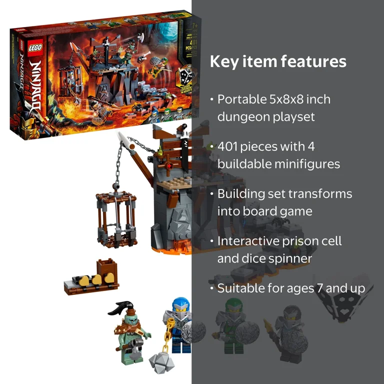 LEGO, NINJAGO Journey to the Skull Dungeons, Ninja Building Toy