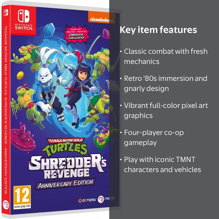 Teenage Mutant Ninja Turtles Shredder's Revenge Anniversary