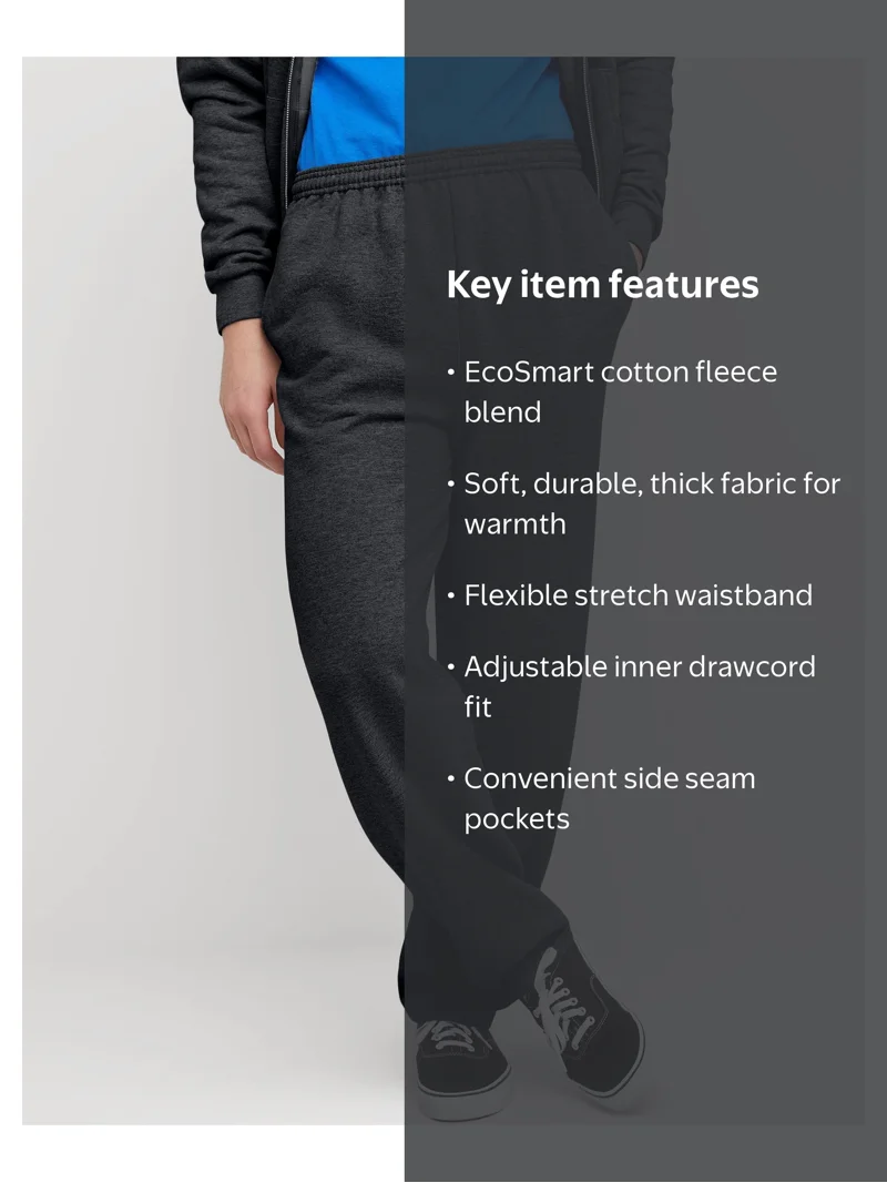 Ecosmart Sweatpants Hanes Men's Tall Sweatpants Hanes Boys Hanes Tracksuit Sweatpants Hanes Men's Ecosmart Open Leg  Fleece Pant With