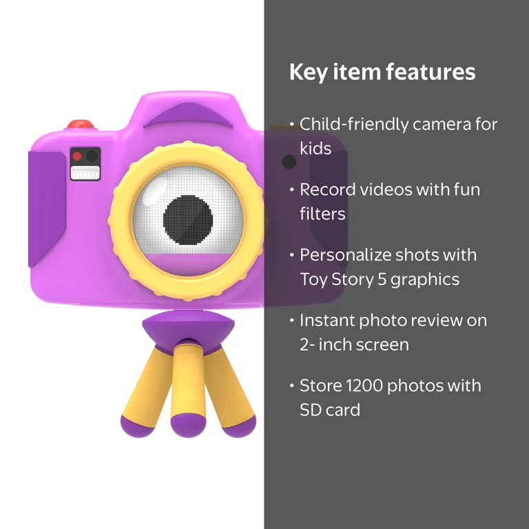 Disney Pixar Toy Story Kids Digital Camera for Children Ages 3 and