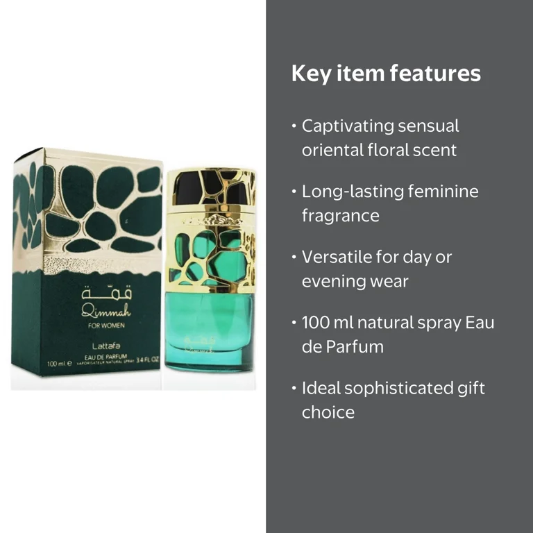 Lattafa, Women Perfume, 100ML, Long-Lasting Oriental Floral Spray
